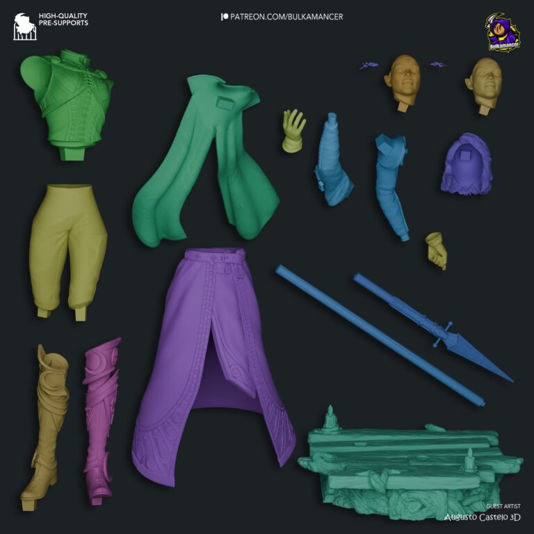 Isobel - Baldur's Gate - STL Files - STL Forge