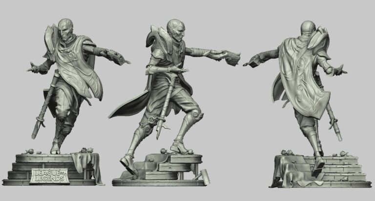 Jhin - League of Legends - STL Files - STL Forge