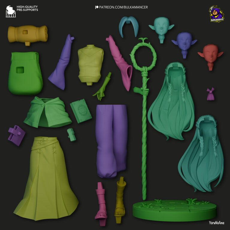 Marcille Donato 2 - Dungeon Meshi - STL Files - STL Forge