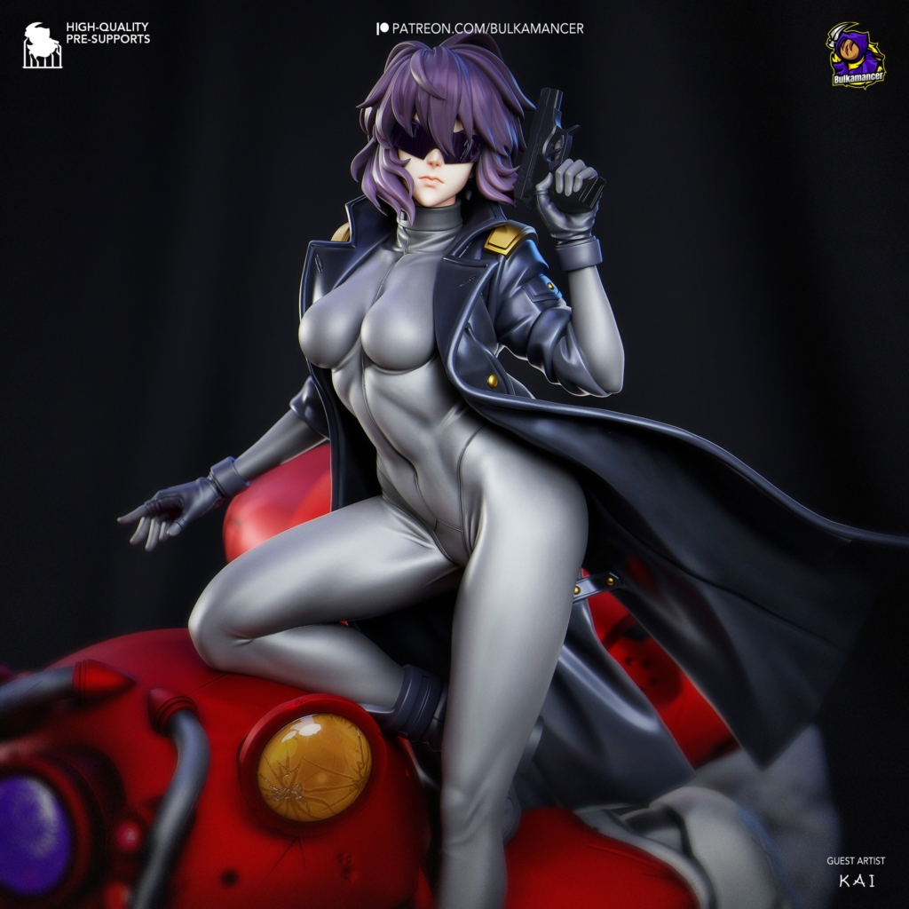Motoko Kusanagi - Ghost in the Shell - STL Files - STL Forge