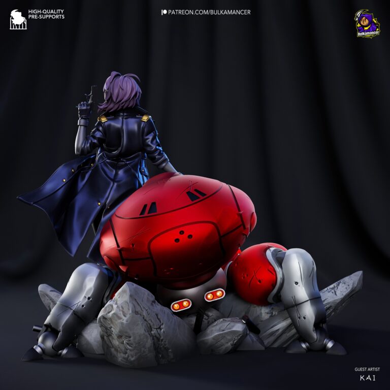 Motoko Kusanagi - Ghost in the Shell - STL Files - STL Forge