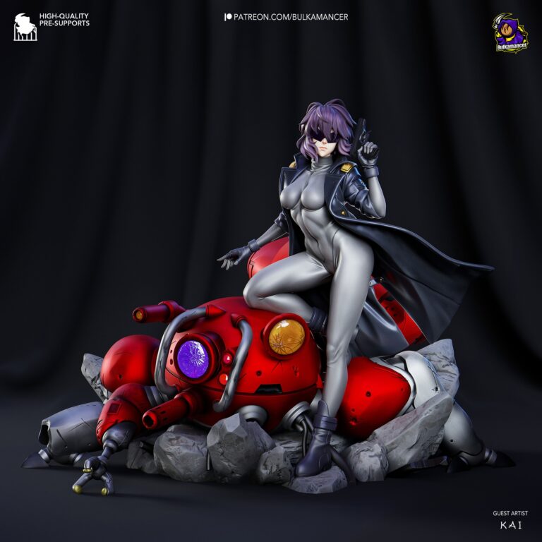 Motoko Kusanagi - Ghost in the Shell - STL Files - STL Forge