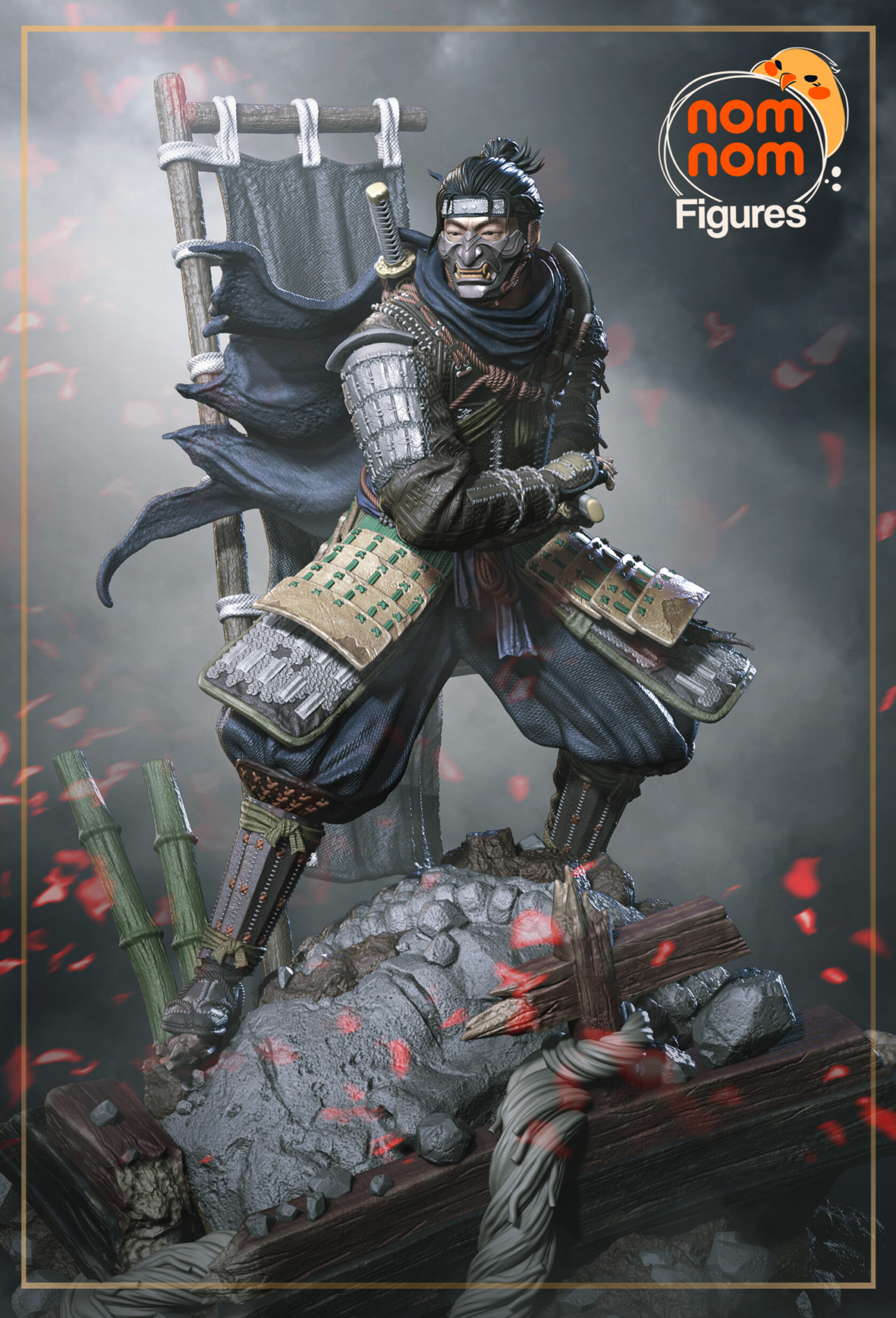 Jin Sakai + Busto - Ghost of Tsushima - STL Files - STL Forge