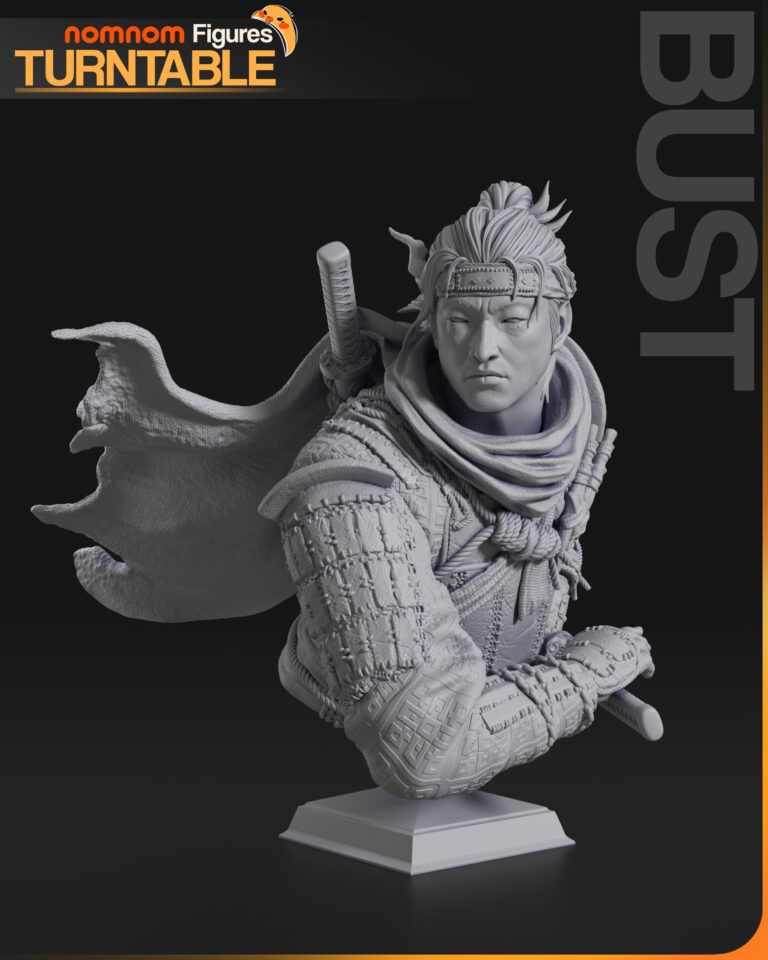 Jin Sakai + Busto - Ghost of Tsushima - STL Files - STL Forge