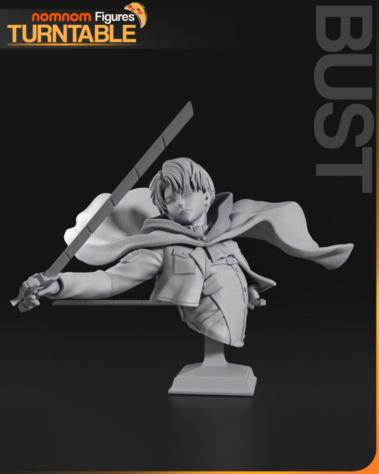 Levi Ackerman + Busto - Shingeki no Kyojin - STL Files