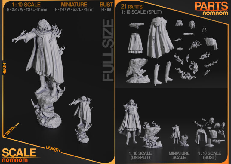Melina + Busto - Elden Ring - STL Files - STL Forge