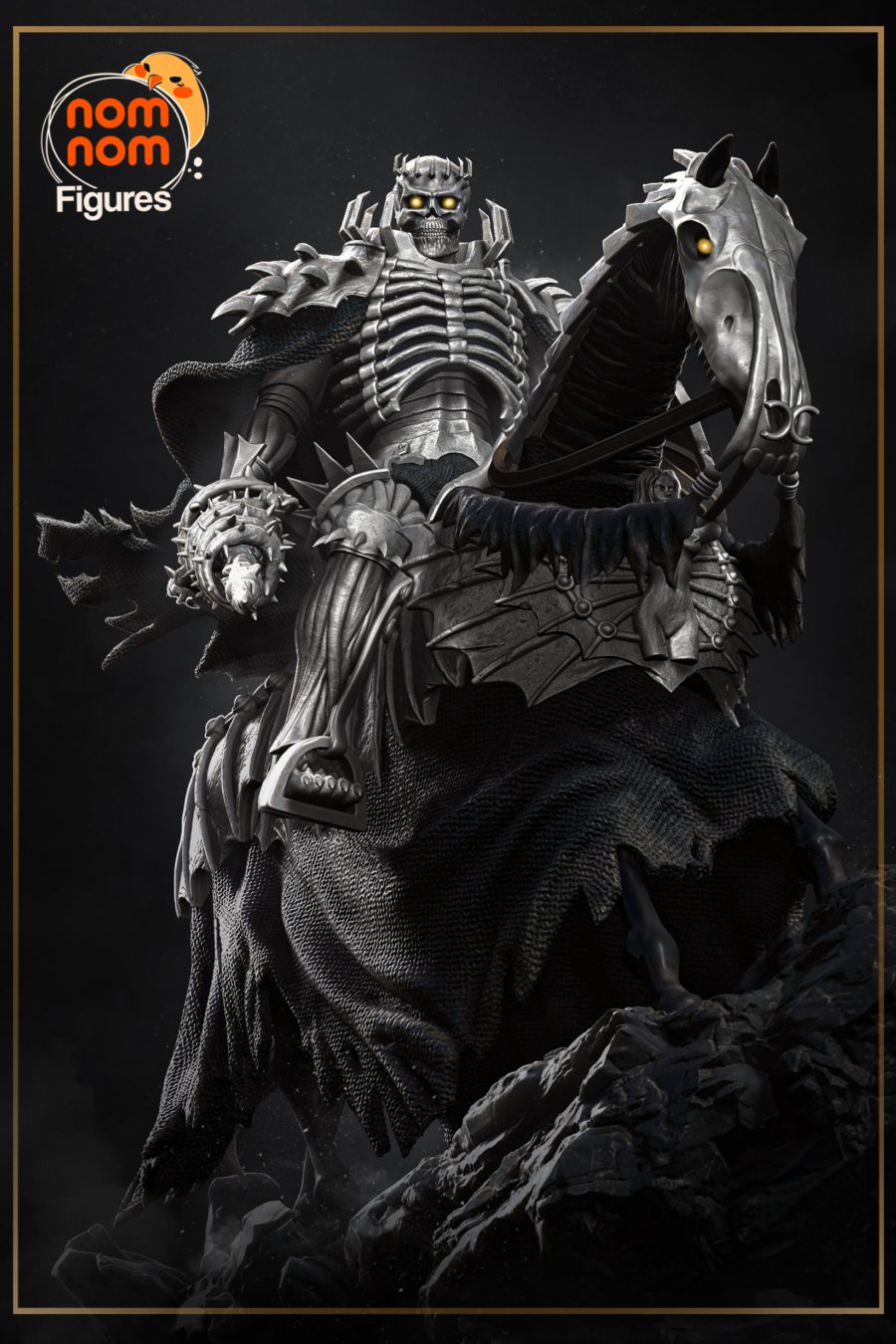 Skull Knight con su caballo