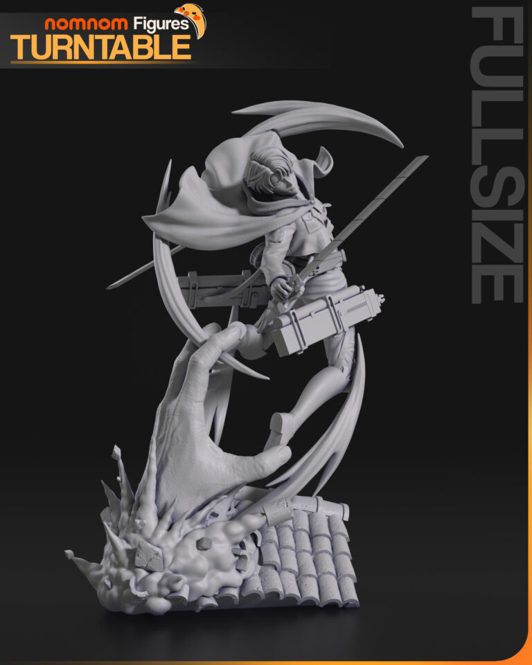 Levi Ackerman + Busto - Shingeki no Kyojin - STL Files