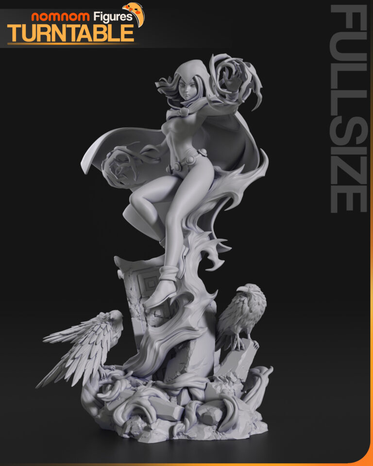 Raven + Busto - DC - STL Files - STL Forge