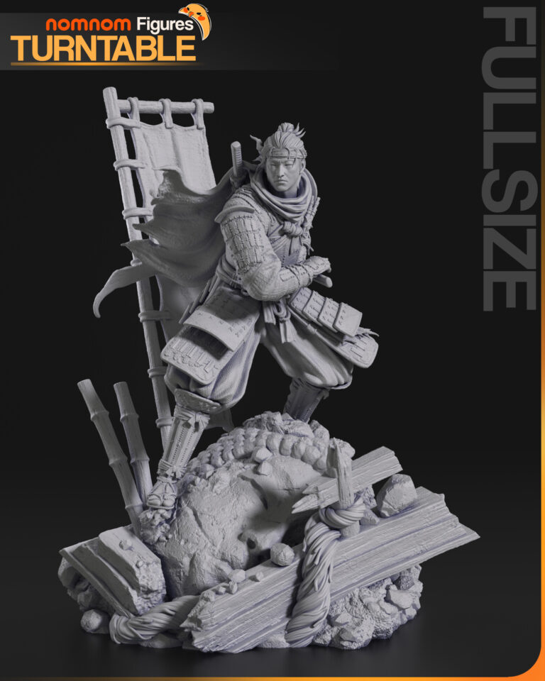 Jin Sakai + Busto - Ghost of Tsushima - STL Files - STL Forge