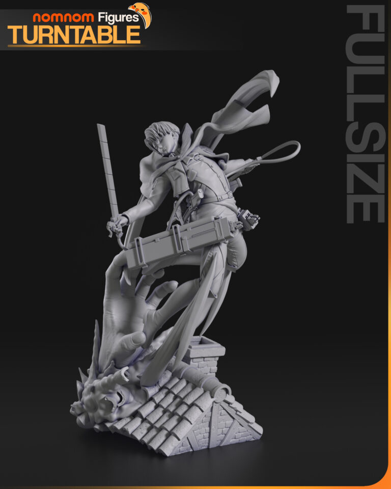 Levi Ackerman + Busto - Shingeki no Kyojin - STL Files