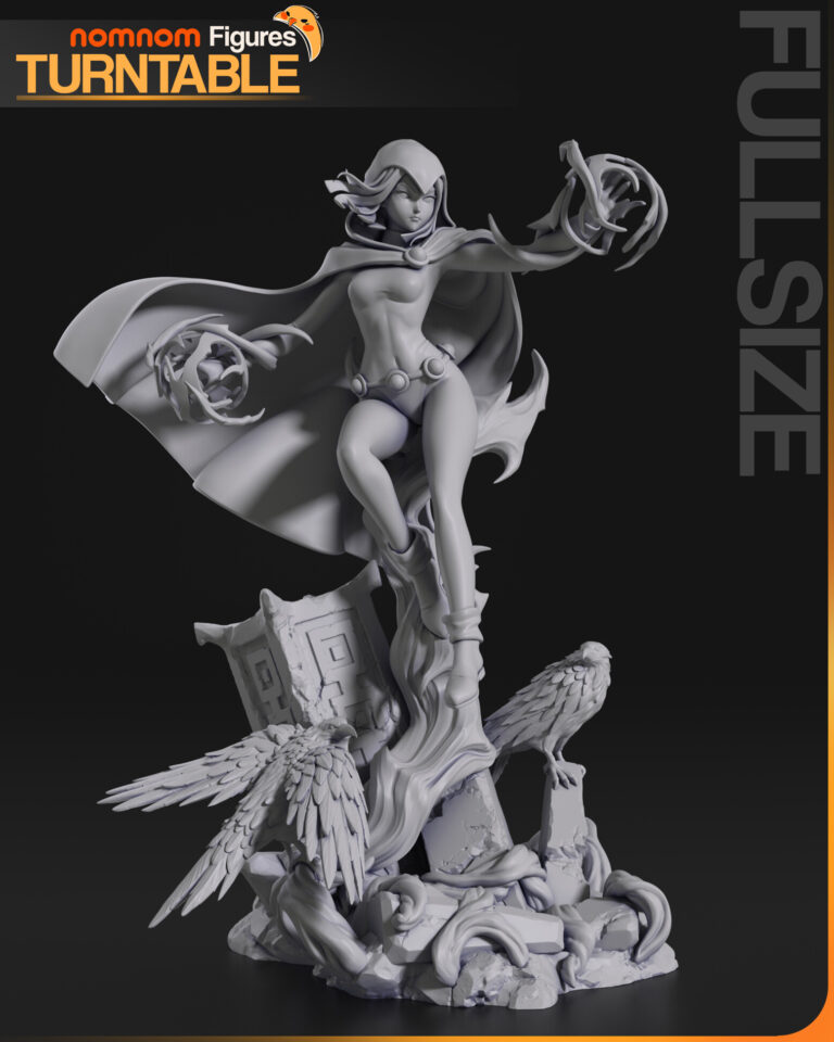 Raven + Busto - DC - STL Files - STL Forge