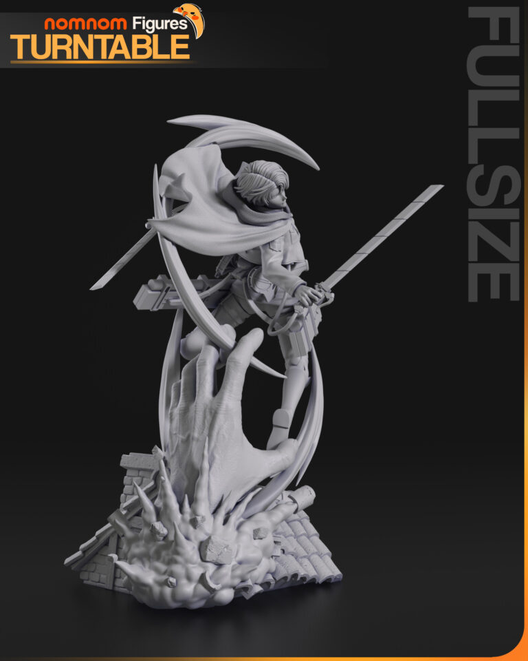 Levi Ackerman + Busto - Shingeki no Kyojin - STL Files