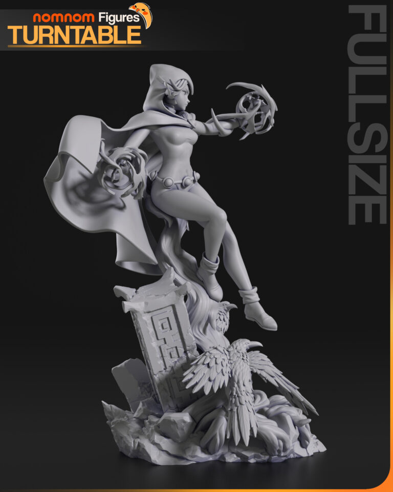 Raven + Busto - DC - STL Files - STL Forge