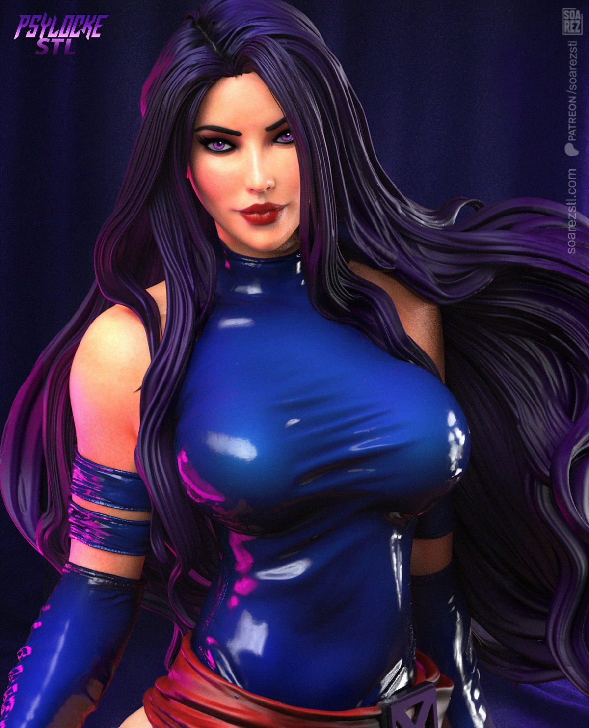 Psylocke de cerca