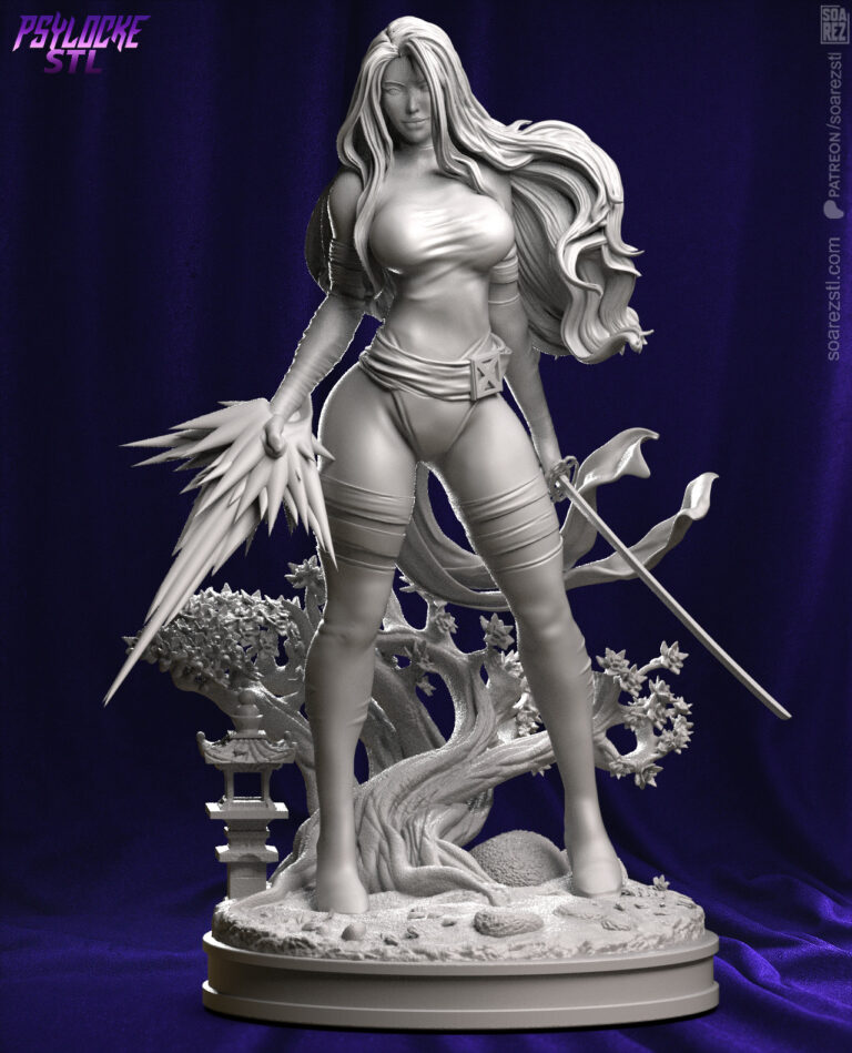 Psylocke - Marvel - STL Files - STL Forge