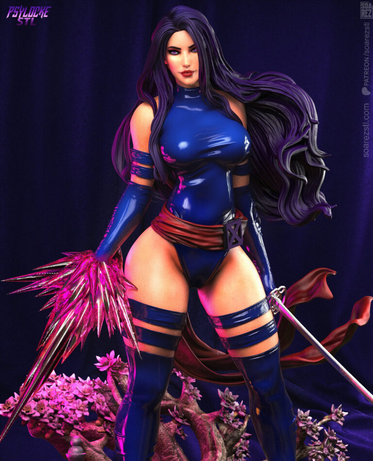 Psylocke - Marvel - STL Files - STL Forge