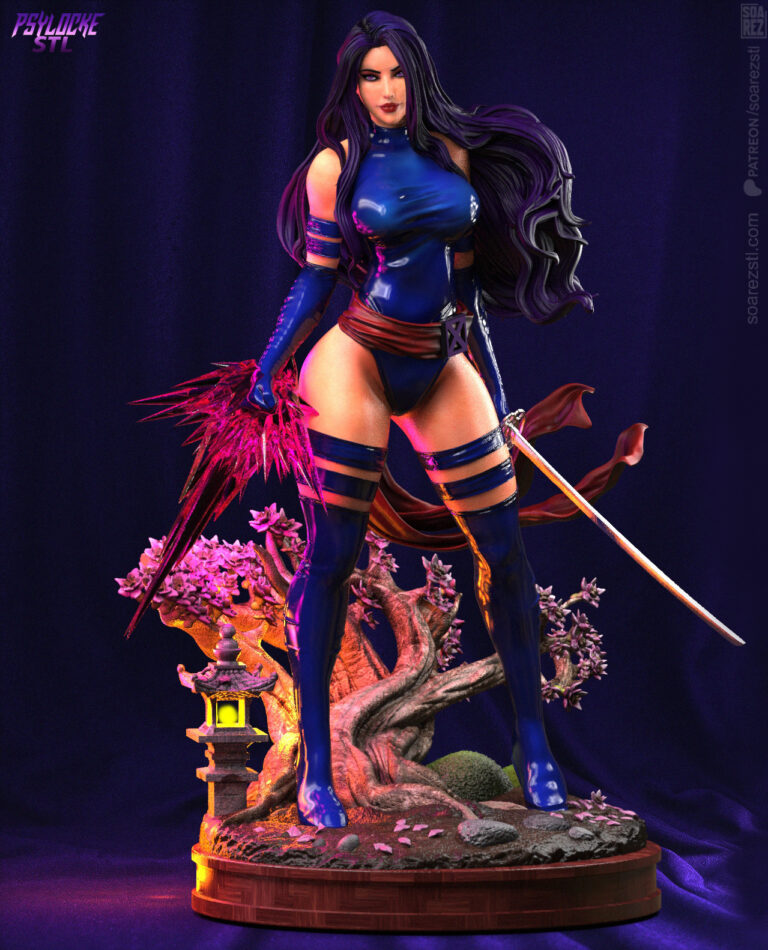 Psylocke - Marvel - STL Files - STL Forge