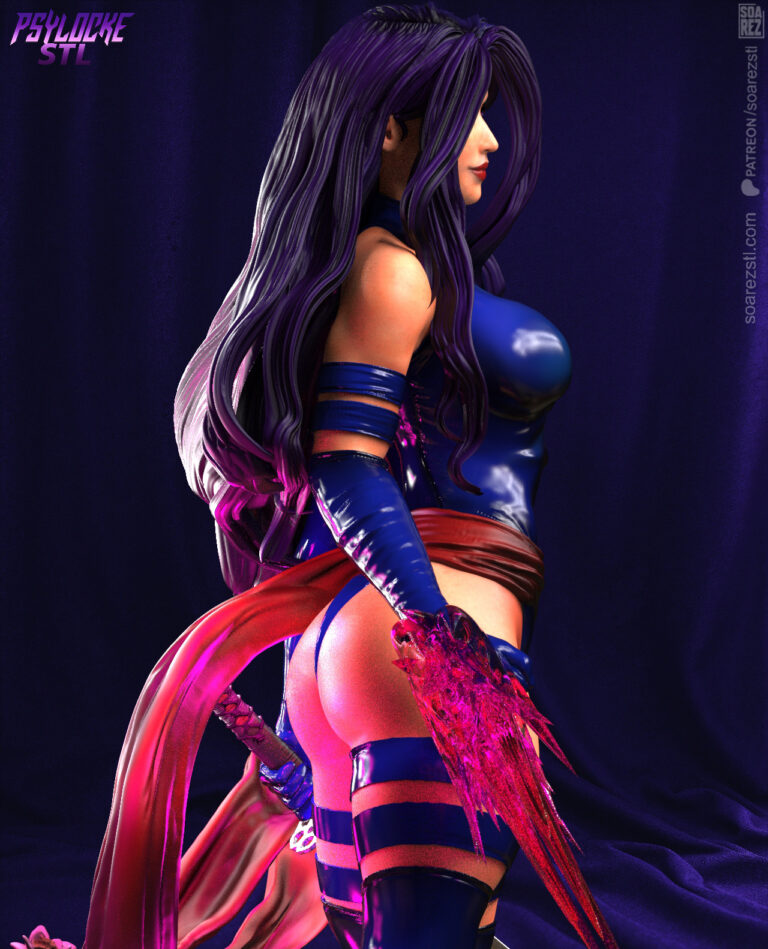 Psylocke - Marvel - STL Files - STL Forge