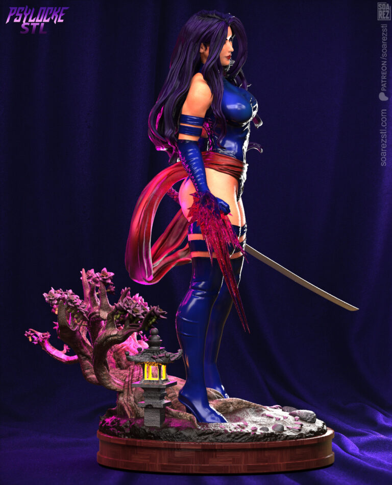 Psylocke - Marvel - STL Files - STL Forge