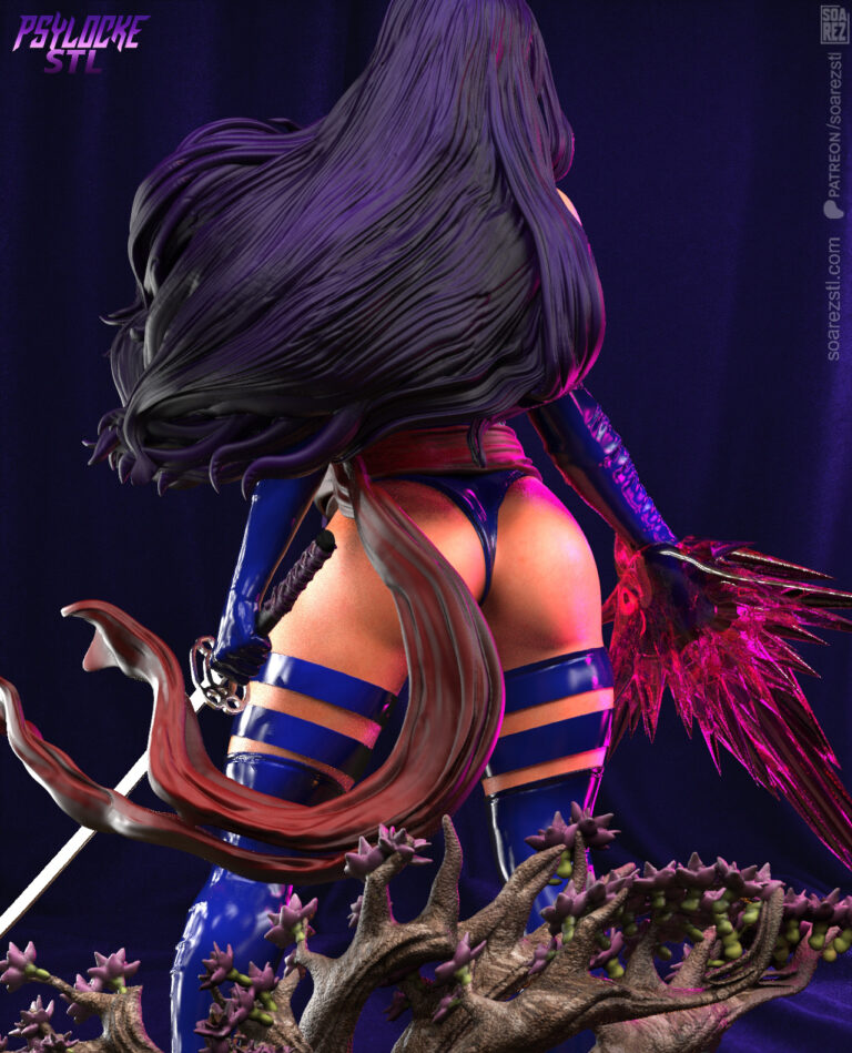 Psylocke - Marvel - STL Files - STL Forge