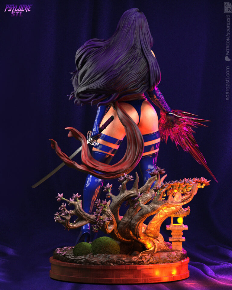 Psylocke - Marvel - STL Files - STL Forge