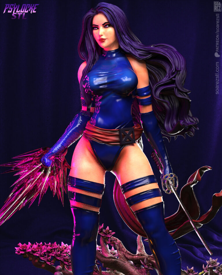 Psylocke - Marvel - STL Files - STL Forge