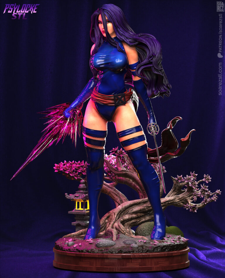 Psylocke - Marvel - STL Files - STL Forge