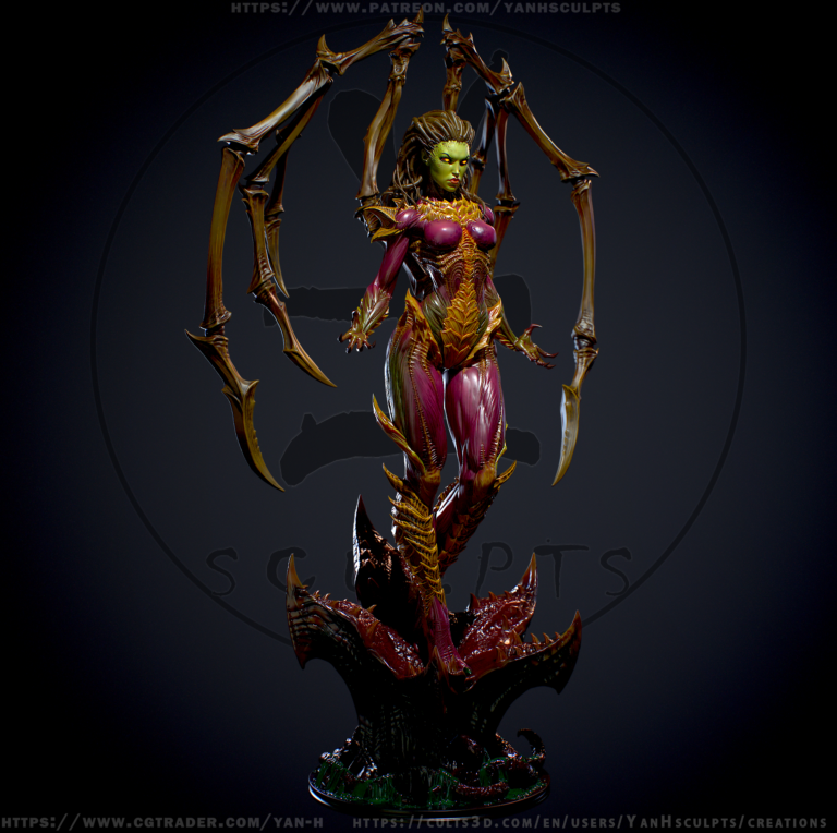 Kerrigan, Queen of Blades - StarCraft - STL Files