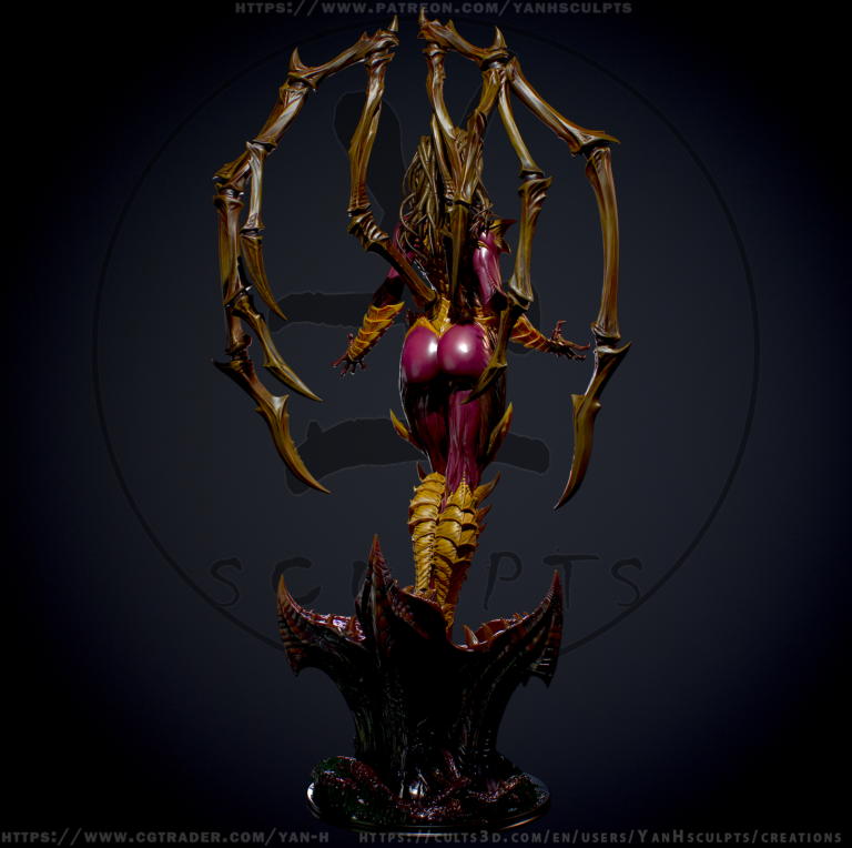 Kerrigan, Queen of Blades - StarCraft - STL Files