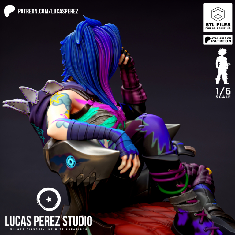 Jinx 5 - League of Legends - STL Files