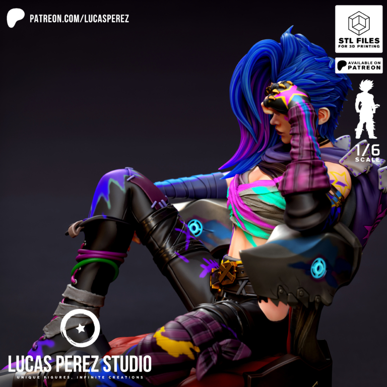 Jinx 5 - League of Legends - STL Files