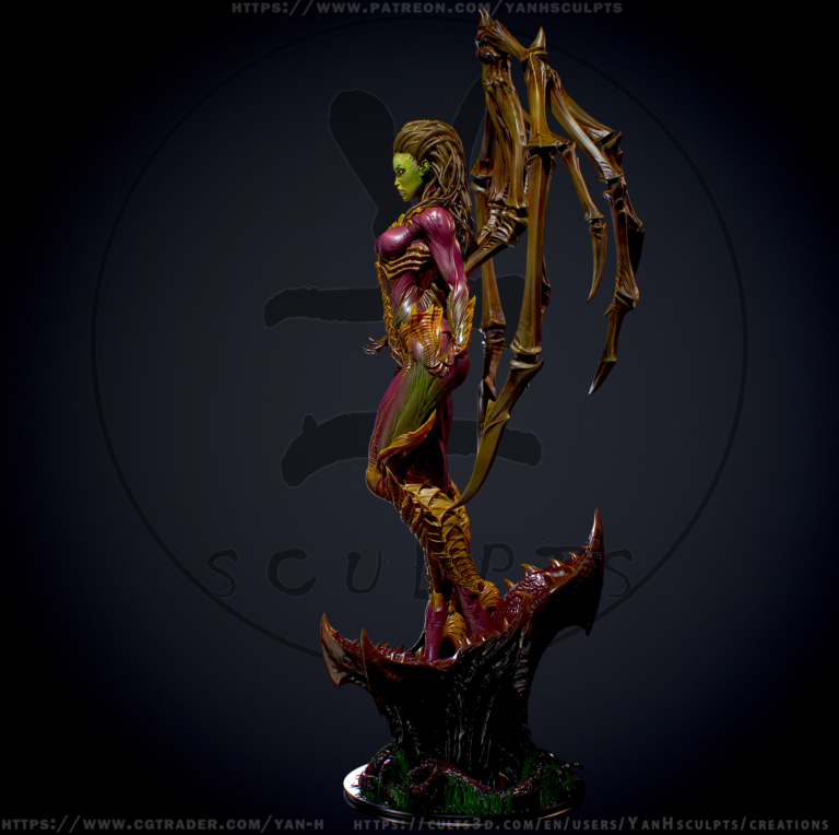 Kerrigan, Queen of Blades - StarCraft - STL Files