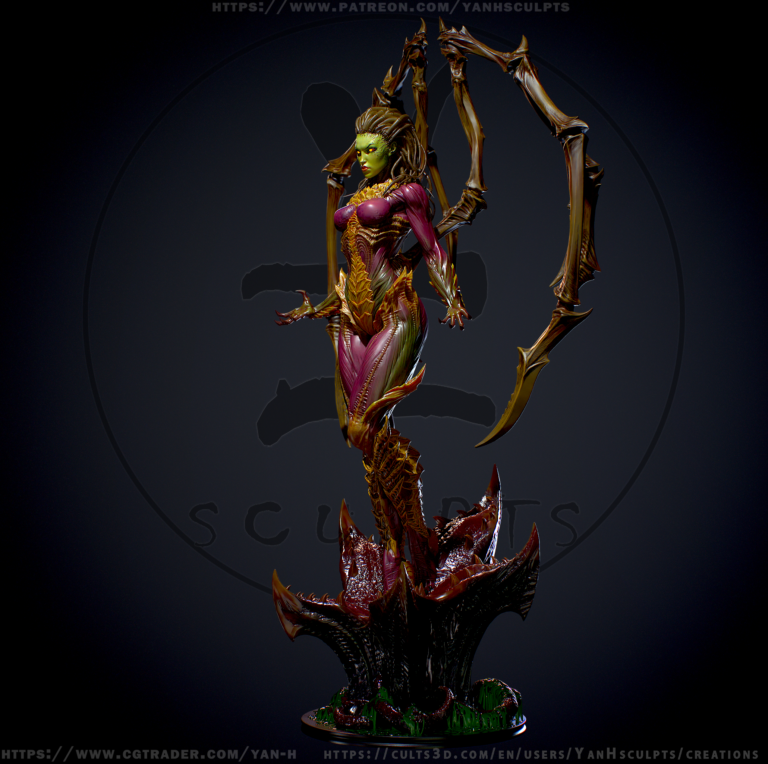 Kerrigan, Queen of Blades - StarCraft - STL Files