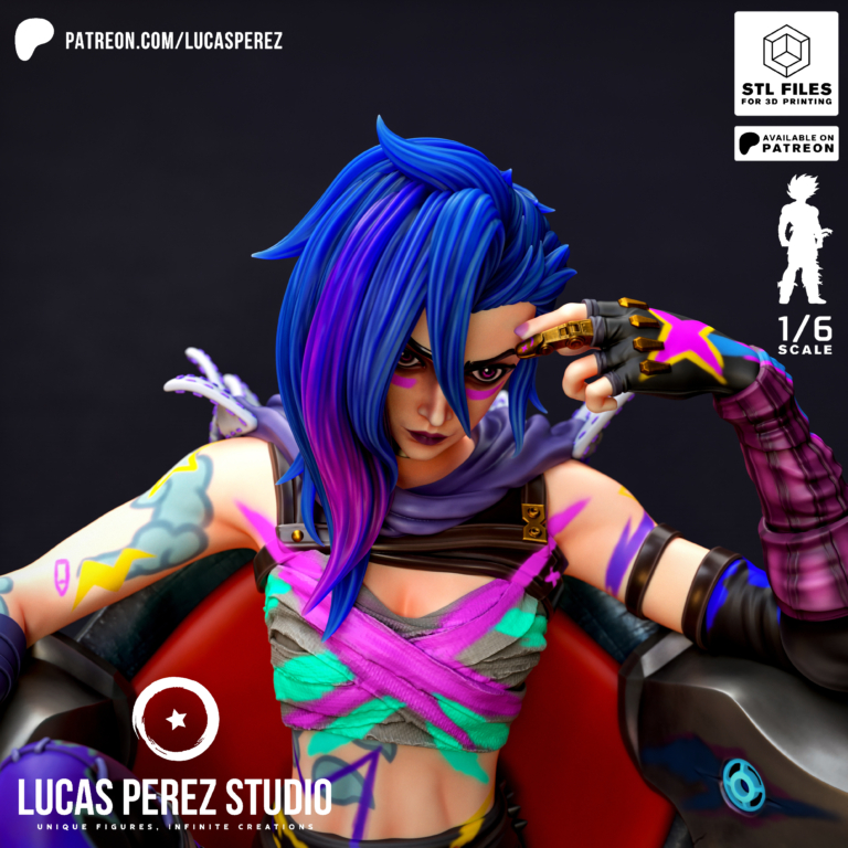 Jinx 5 - League of Legends - STL Files