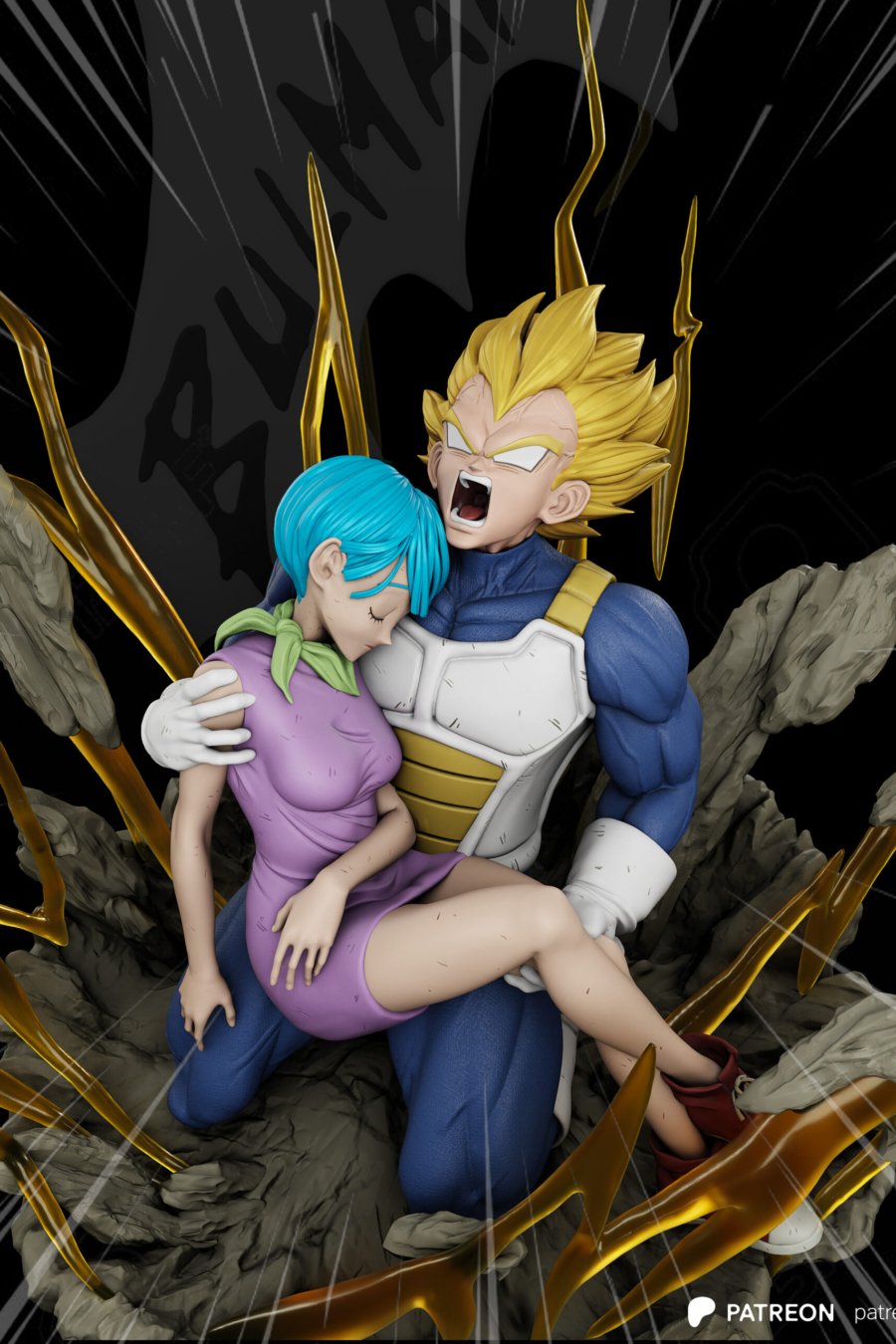 Vegeta y Bulma
