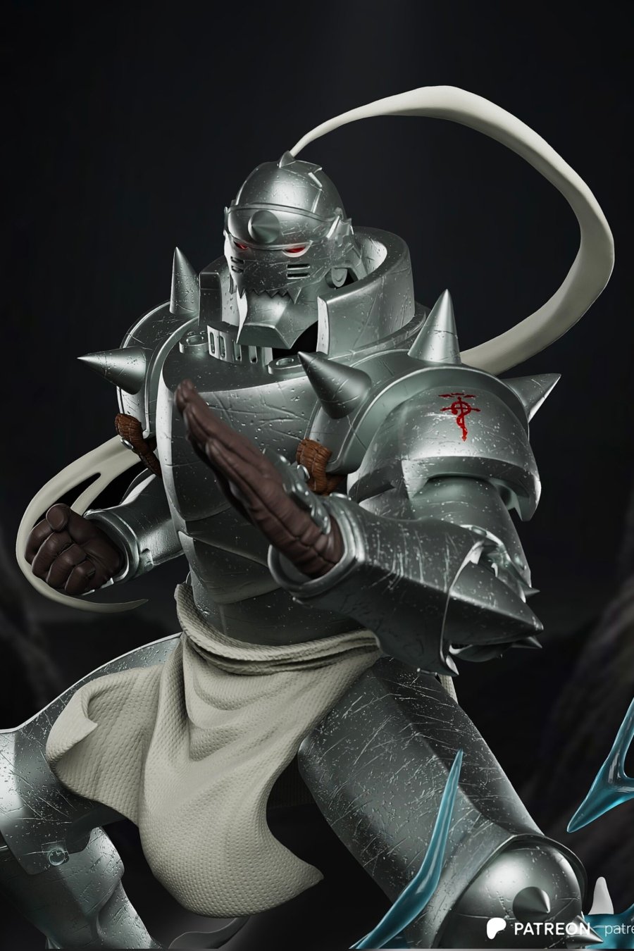 Alphonse cuerpo a la mitad