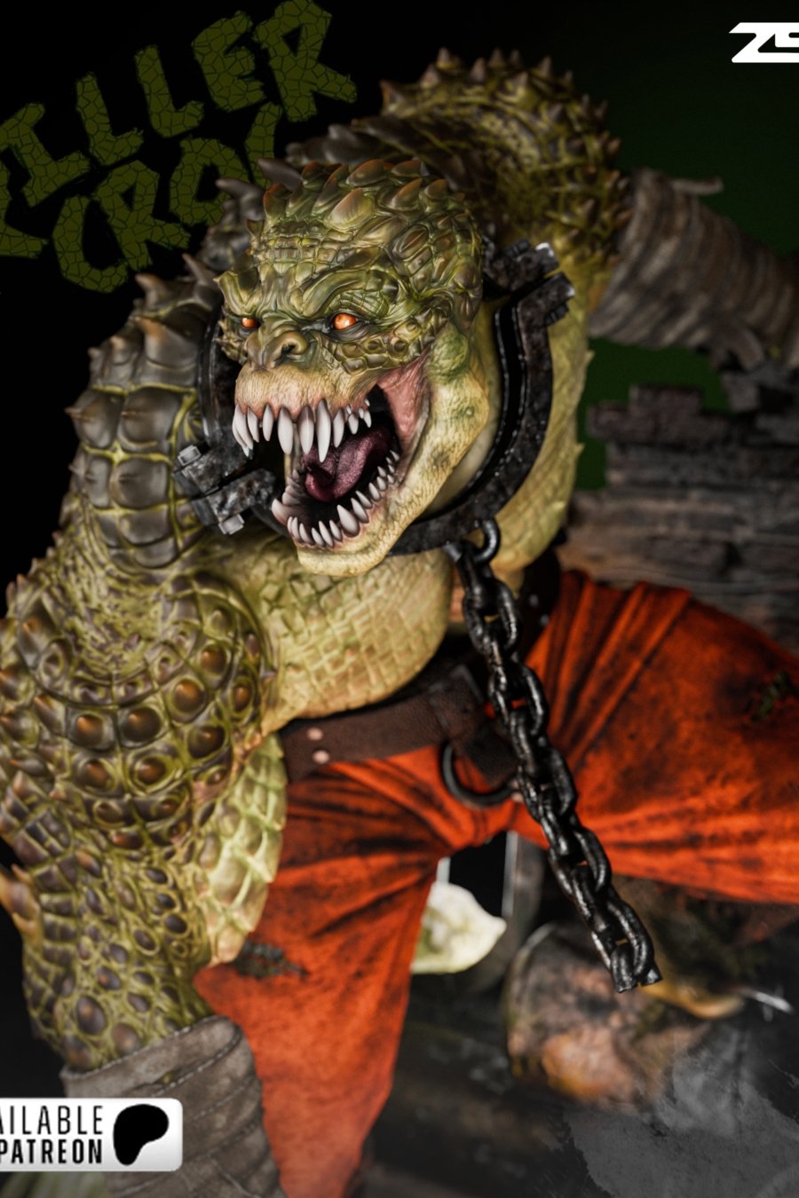 Killer Croc de cerca