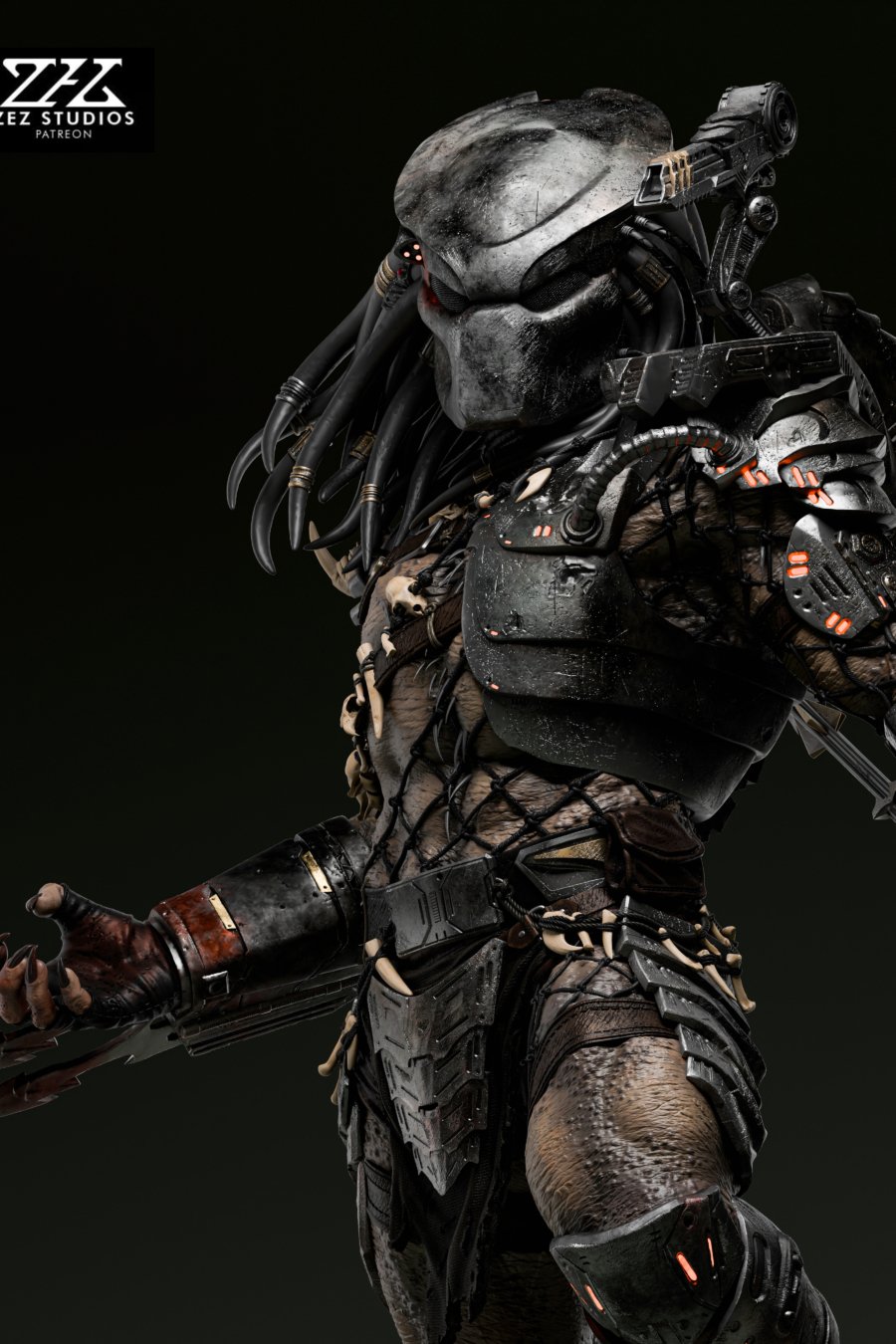 Predator de cerca