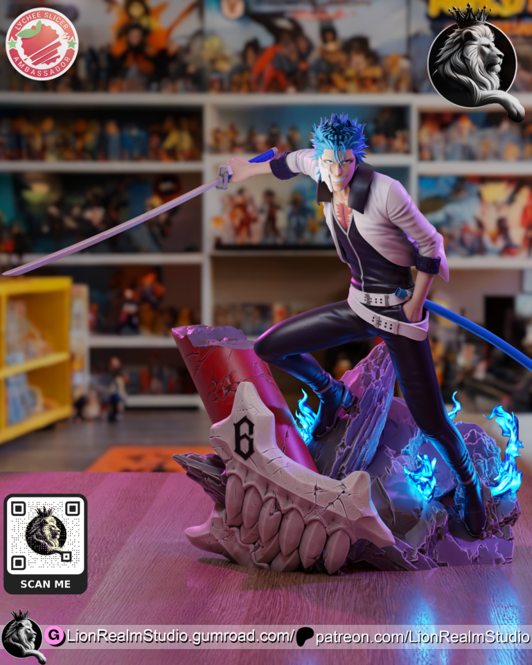 Grimmjow Jaegerjaques - Bleach - STL Files - STL Forge