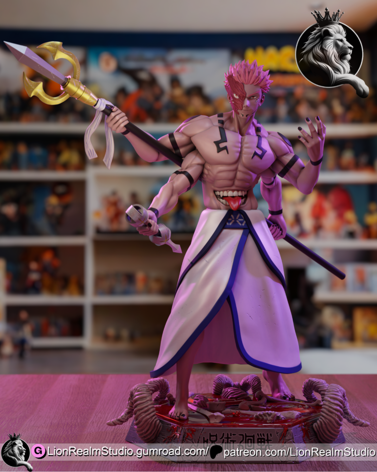 Ryomen Sukuna - Jujutsu Kaisen - STL Files - STL Forge