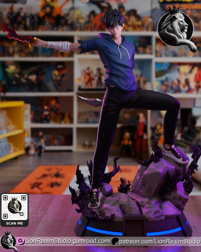 Sung Jinwoo + Busto - Solo Leveling - STL Files