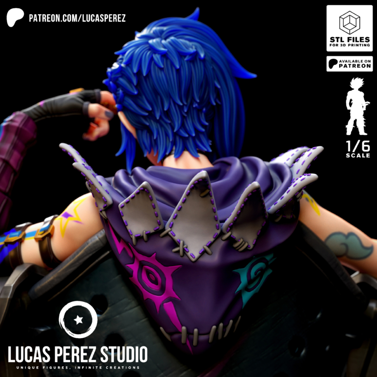 Jinx 5 - League of Legends - STL Files