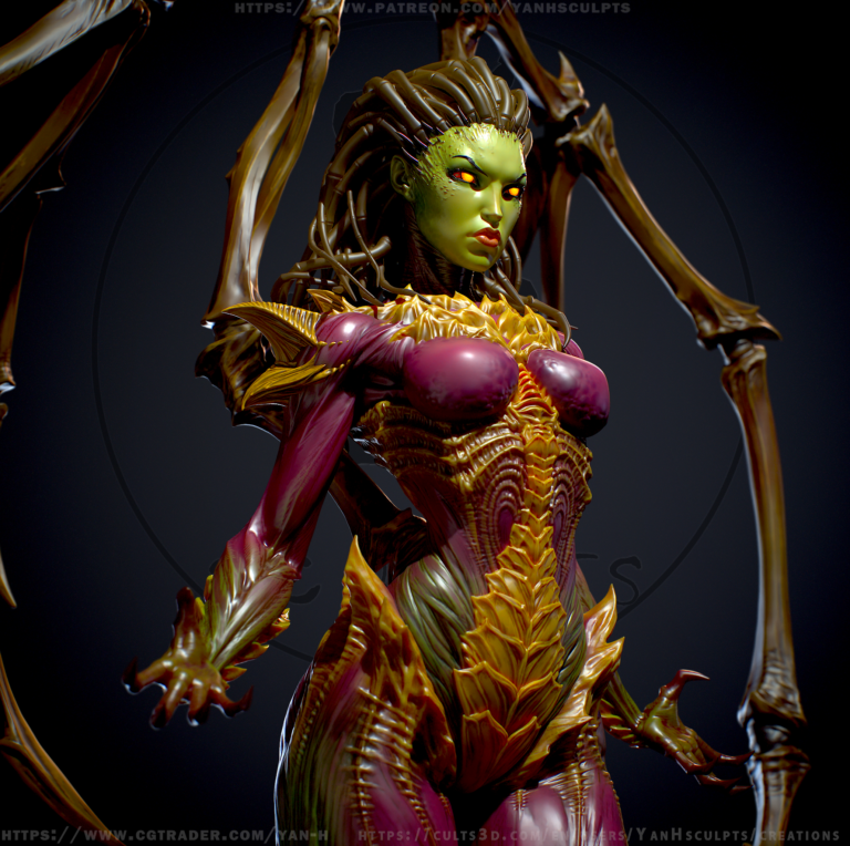 Kerrigan, Queen of Blades - StarCraft - STL Files