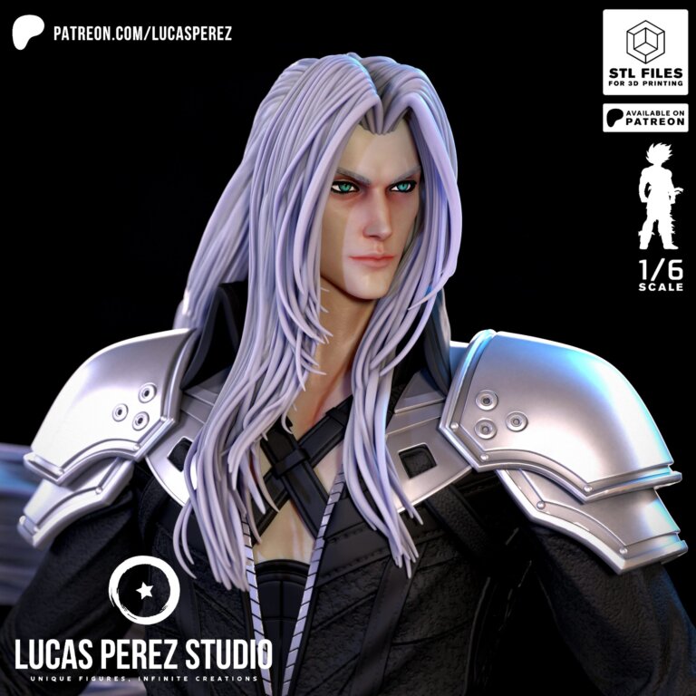 Sephiroth - Final Fantasy - STL Files - STL Forge