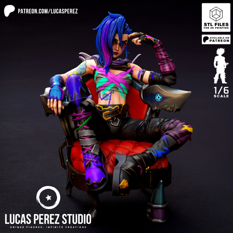 Jinx 5 - League of Legends - STL Files