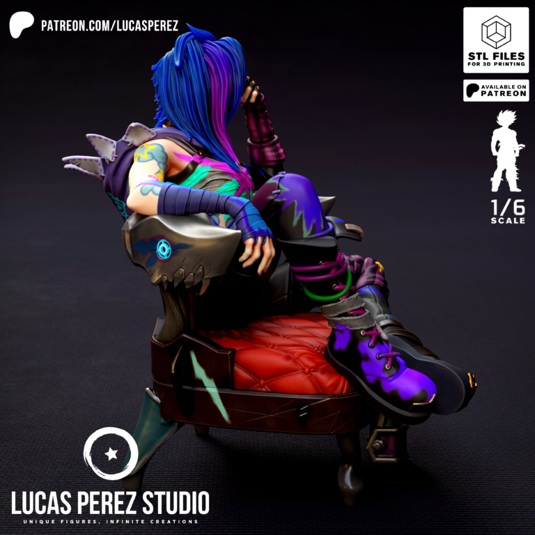 Jinx 5 - League of Legends - STL Files