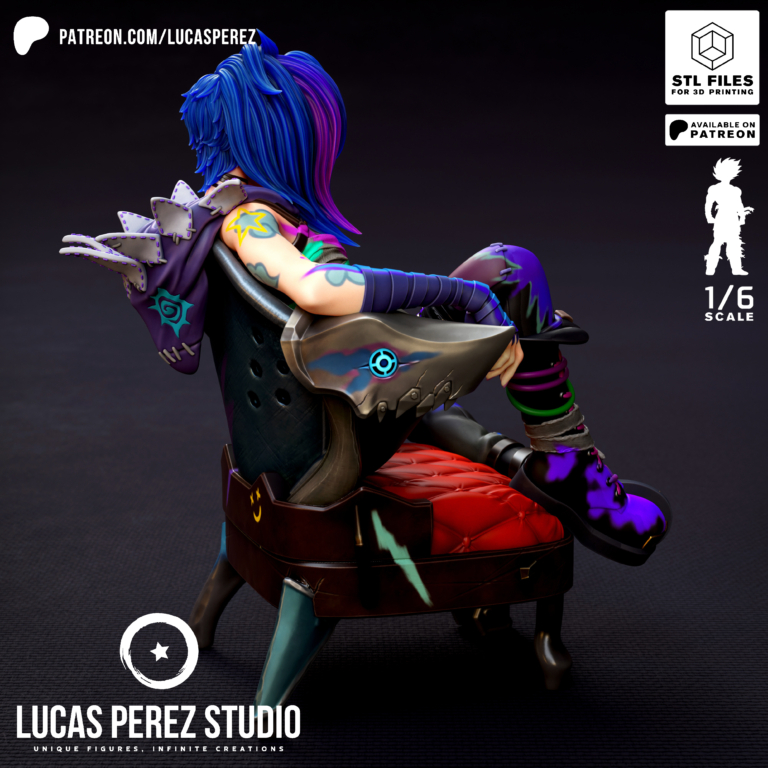 Jinx 5 - League of Legends - STL Files