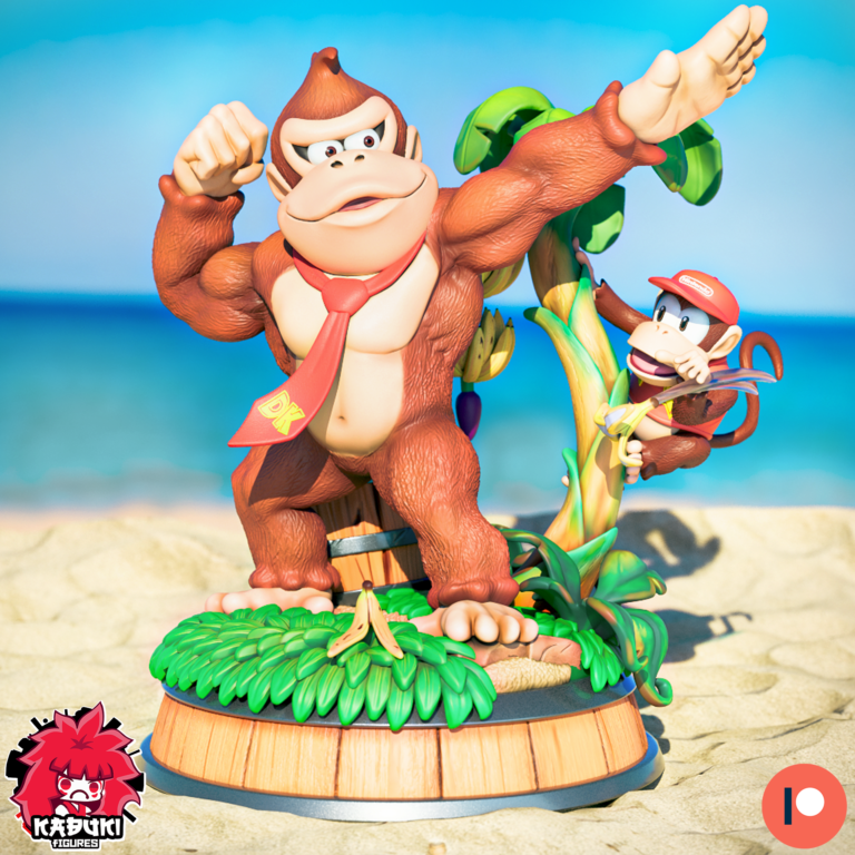 Donkey y Diddy Diorama