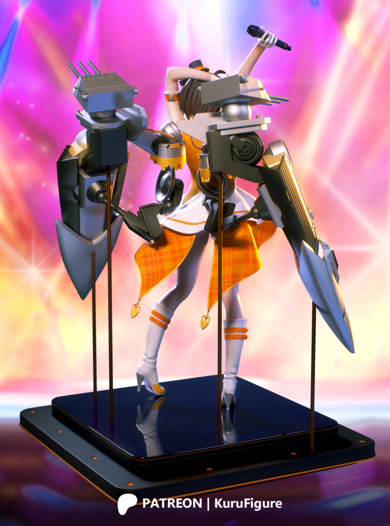 Baltimore - Azur Lane - STL Files - STL Forge